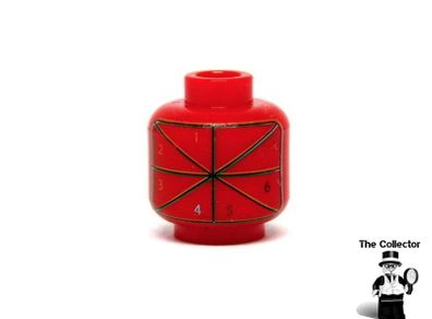 Lego Minifigure Red Factory Test Print Head Printer Alignment Print Head Prototype Rare And Hard To Find