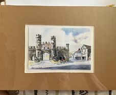 Macroom Castle, Co. Cork - Mounted art print