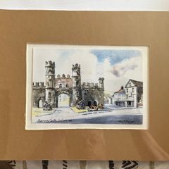 Macroom Castle, Co. Cork - Mounted art print