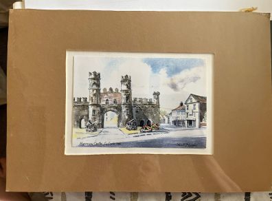 Macroom Castle, Co. Cork - Mounted art print