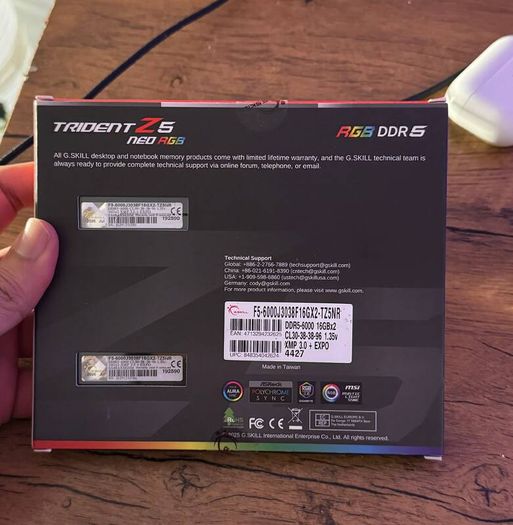 32 Gb (16 x 2) DDR5 RGB Ram Kit - New (sealed)