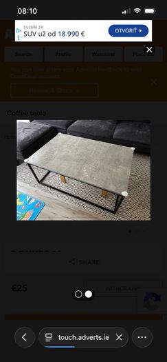 coffee table