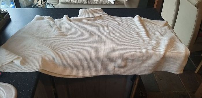 Cream Poncho