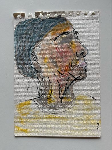 Original Art Original Drawing Original Irish Art