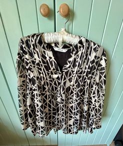 Summum long-sleeved flowy blouse
