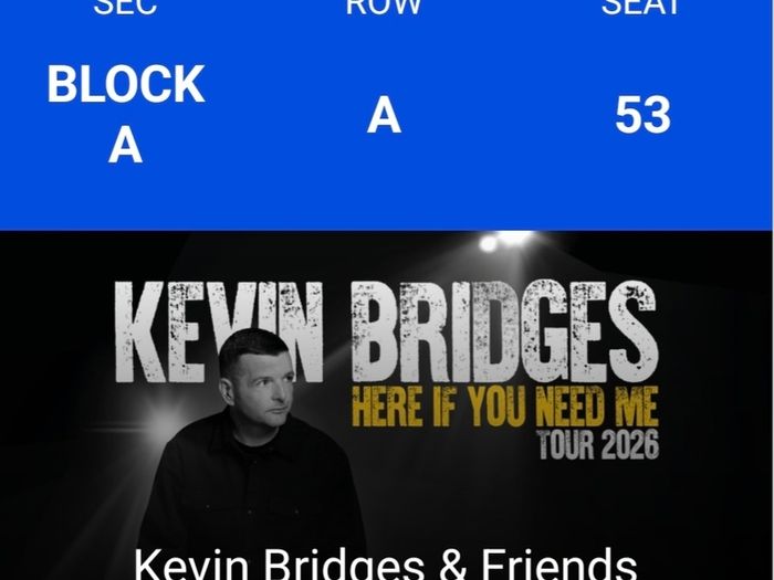 Kevin Bridges Latm Front Row