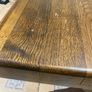 Red Oak table + 6 chairs Image 7