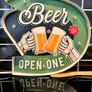 Beer sign 35cm x 34cm Image 2