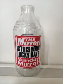 1986 Unigate Milk bottle - The Mirror