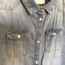 Pennys girls denim long sleeved shirt aged 12-13 years Image 2