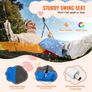 Tree Swing 40 In Saucer Swing 750lbs Weight Capacity 900D Oxford Blue Image 6