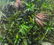 Artificial flower wall