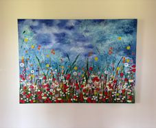 Happy Blossoms Painting