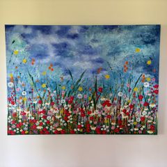 Happy Blossoms Painting