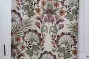 Floral curtains