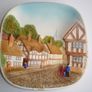 Pair of Vintage Legends England 3D Chalkware Old English Village  Plaque Wall Art Image 4