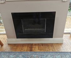 Wall Mounted Gas Fire Black