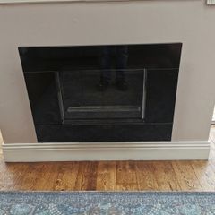 Wall Mounted Gas Fire Black