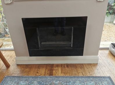 Wall Mounted Gas Fire Black