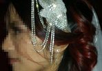 Stunning Vintage Bridal Headpiece Ivory Large