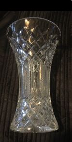 Beautiful Vintage 9 inch crystal WATERFORD vase - have owned it for 36 years