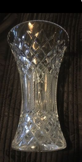Beautiful Vintage 9 inch crystal WATERFORD vase - have owned it for 36 years