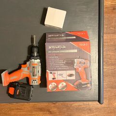 Terratek 18V Cordless Drill Driver Kit with Battery