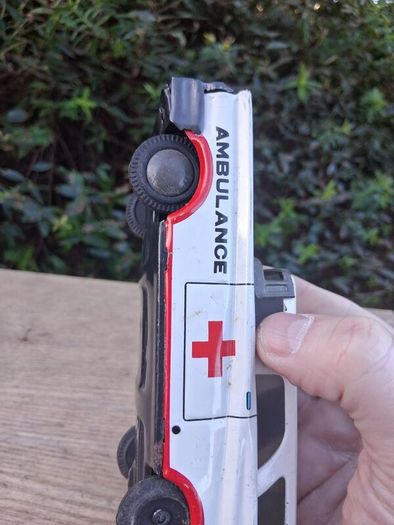Rare 1960's MTH Japanese Tin plate Friction Ambulance