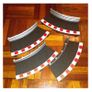 Scalextric: 4x Radius 2 Inner Borders + Barriers (black r2) Image 2
