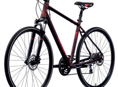 Merida Crossway 20D Hybrid Bike (Large) - Hydraulic Disc Brakes + Lock & AirTag