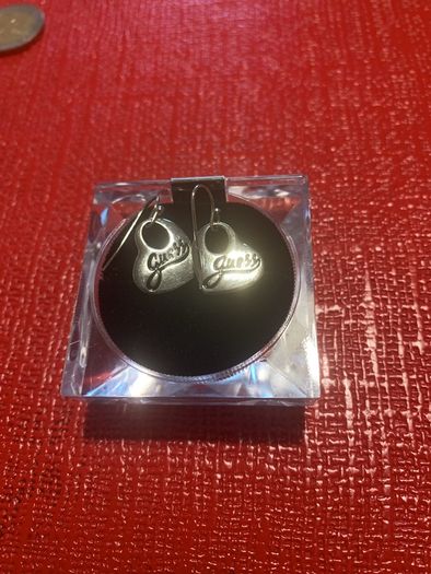 Silver Guess Earring