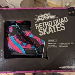 NO FEAR retro quad skates