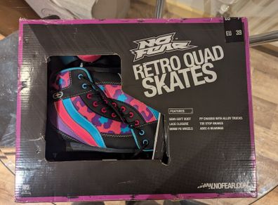 NO FEAR retro quad skates