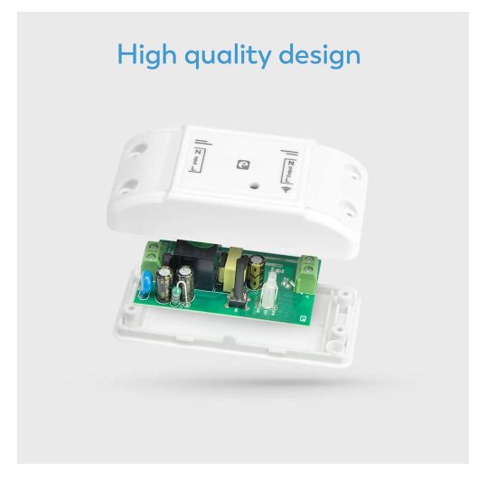 Garza Smarthome 2-pack integrated Wi-Fi smart controller, programmable, remote control and controllable via voice and app