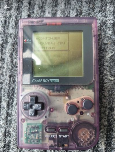Pokemon Blue Version Nintendo Game Boy French PAL Tested & Working