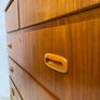 Mid Century Scandi Teak Tallboy Chest of Drawers Image 3