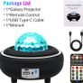 FREE EXPRESS SHIPPING Galaxy Projector, Star Night Light Projector with and Music Bluetooth Speaker, Ceiling Starry Star Light for Kids Baby Bedroom/Party/Game Rooms/Home Theatre Image 3