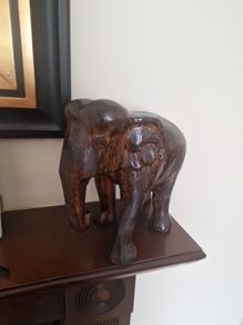 wooden elephant