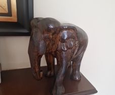 wooden elephant