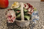 Royal Doulton Bone China floral posie flower basket