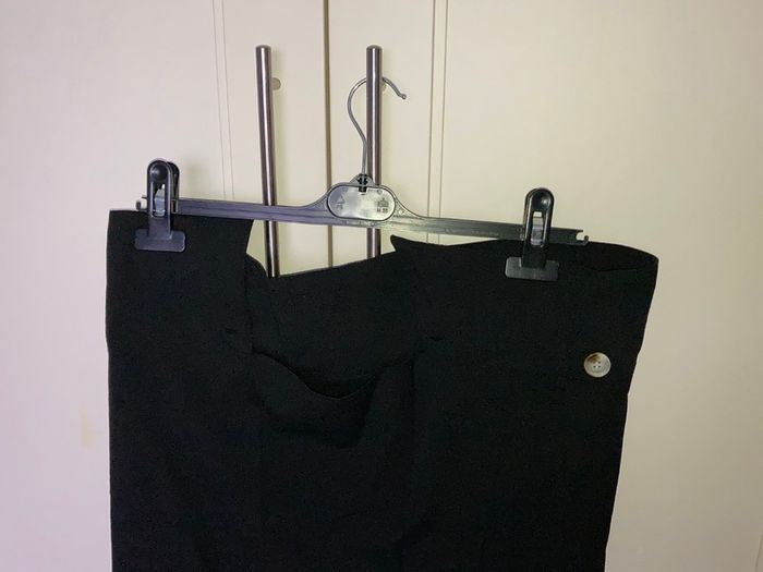 Asymmetrical wide leg trouresr size xs uk 4/6