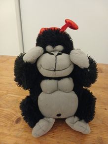 love you plush gorilla