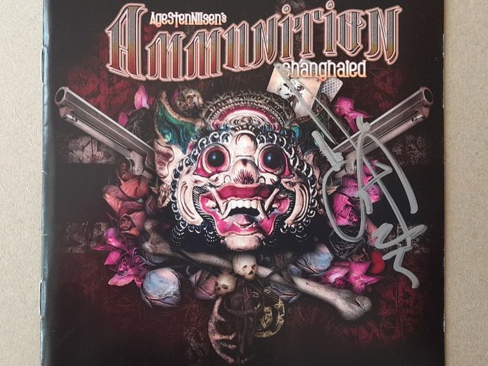 Ammunition band signed CD rock metal supergroup