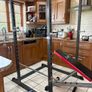 Beautiful Full Gym Weightlifting Set Up, Power Rack, Olympic Bumper Weights, Bench + Dumbbells +more Image 7