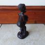 African Hand Carved Wooden Sculpture/Figure - Tribal Drummer Image 3