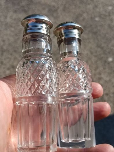 George IV Sterling Silver Cut Glass Cruet Set(1821)
