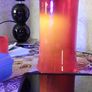 vintage glass vase Image 4
