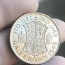 UNC 1946 Halfcrown George VI Silver. Image 2