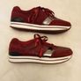 Brand New Burgundy Rhinestone Wedge Trainers - UK 7.5 Image 2