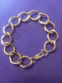 24k gold plated ladies braclet